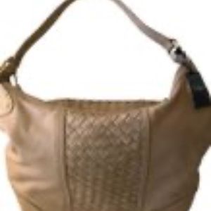 Avery Heritage Weave Maple Sugar Tan Leather Hobo